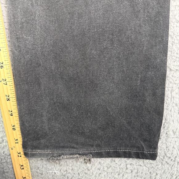 Vintage Levi’s 517 Jeans Mens 32x32 Black Faded Bootcut Western USA Made 90s - Picture 10 of 13